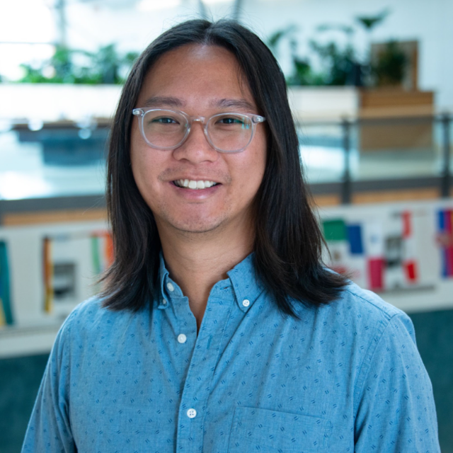 man smiling at camera